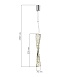 Светильник подвесной ST-Luce Хром/Прозрачный LED 1*11W 4000K SL6205.103.01 - фото