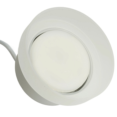 Светильник потолочный Feron Barrel HL4608 OPAL levitation 12W, 230V, GX53, белый, на подвесе 1,7 м - фото
