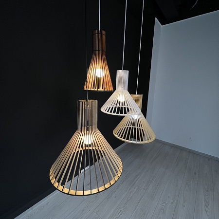 Подвесной Светильник Punkto Натуральное Дерево Imperiumloft 179842-26 - фото