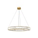 10135/800 Gold Подвесной светильник LOFT IT Crystal ring - фото