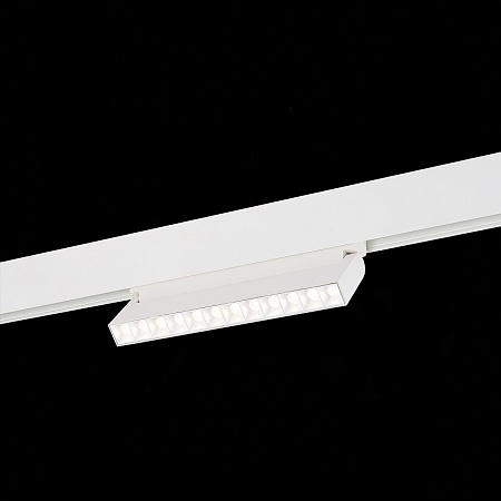 Магнитный трековый светильник белый LED 1*12W 4000K 1 009Lm Ra>80 36° IP20 L219xW22xH10 ST364.546.12 - фото