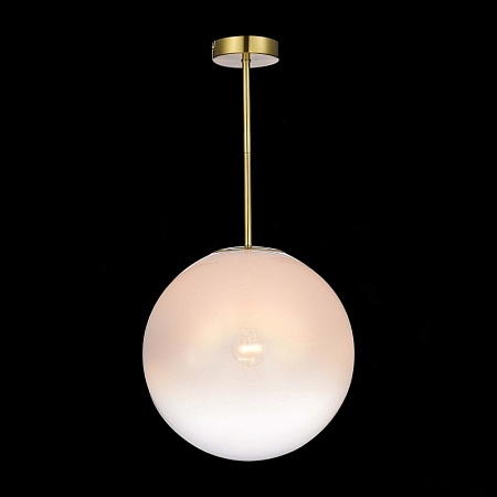 Светильник потолочный ST-Luce Золотистый/Прозрачно-белый E27 1*60W SL1190.212.01 - фото