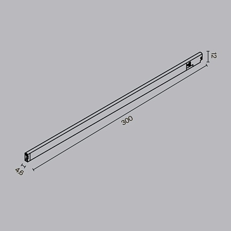 Трековый светильник Technical BASIS TR190-1-5W4K-B - фото