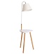 Торшер со столиком ARTE LAMP A9201PN-1WH - фото
