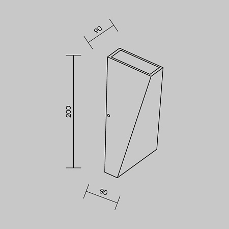 Архитектурная подсветка Outdoor Times Square O580WL-L6W - фото