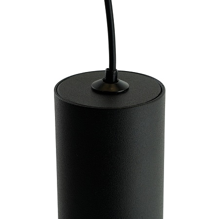 Светильник потолочный Feron ML1028 Barrel levitation на подвесе MR11 35W 230V, черный 40*250 - фото