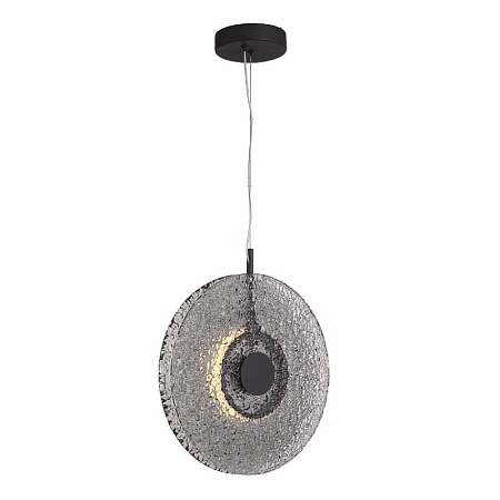 Светильник подвесной ST-Luce черный/дымчатый LED 1*8W 4000K SL6142.413.01 - фото