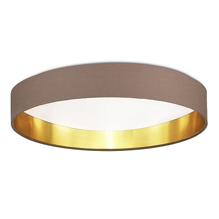 SLE300572-01 Светильник потолочный Никель/Темно-бежевый, Золотистый LED 1*50W 3000K/4000K/5000K BRESCIA - фото