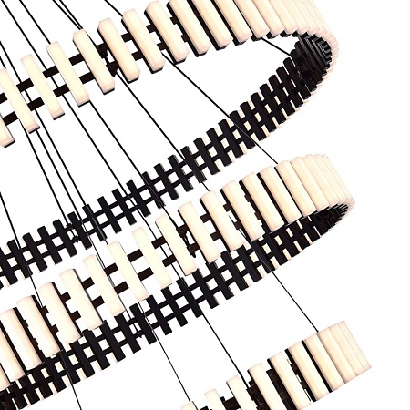 Люстра подвесная ST-Luce Черный/Белый LED 1*105W 3000K SL6203.403.105 - фото