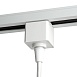 Светильник Feron AL197 трековый однофазный на шинопровод под лампу на подвесе E27, белый - фото