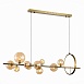 Светильник подвесной ST-Luce Бронза/Коньячный G4 10+1*5W 4000K SL1165.323.15 - фото