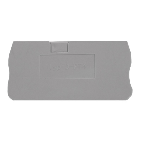 Торцевая заглушка для ЗНИ LD572 4 мм² (JXB PT4), серый LD581-1-40 - фото