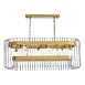 Люстра подвесная ST-Luce Золотистый/Прозрачный E14 8*40W SL1228.203.08 - фото