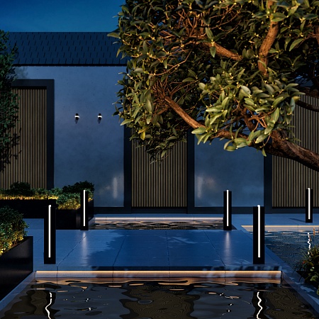 Уличный настенный светильник Outdoor O484WL-L6GF3K - фото