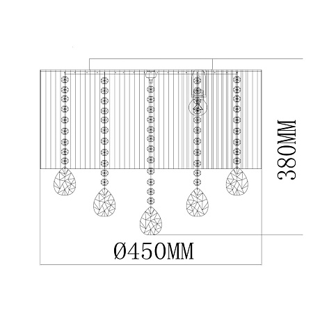 Люстра MW-Light Жаклин 465016906 - фото