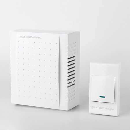 Звонок электромеханический 1M IP44 DBQ26M WM белый Elektrostandard - фото