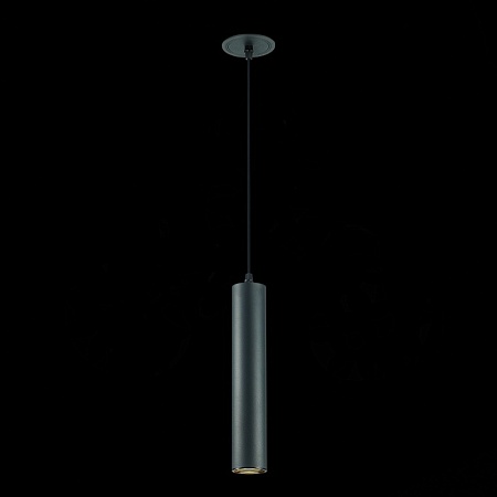 Встраиваемый подвесной светильник Черный GU10 1*50W IP20 D54xH290 220V Без ламп ST151.408.01 - фото