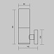 Настенный светильник (бра) Outdoor Willis O418WL-01GR - фото