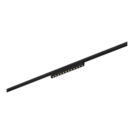 Магнитный трековый светильник Черный LED 1*10W 3000K 430Lm Ra>90 IP20 L196xW10xH18 24V ST666.436.10 - фото