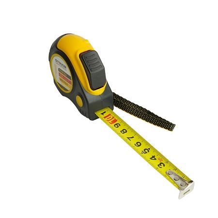 Рулетка, 3 м х 16 мм, прорезиненное покрытие, II класс точности, автостоп MTS-73-R - фото