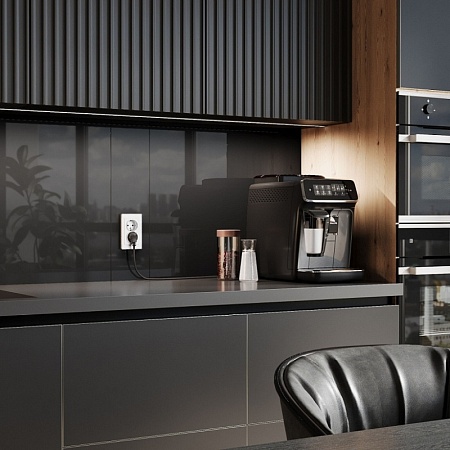 Розетка двойная с заземлением (белый матовый) W1172061 - фото