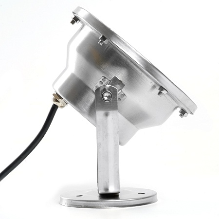 Светодиодный прожектор подводный Feron LL-824, 9W, AC/DC24V, низковольтный, 6400K, металлик, 143*75*170mm, IP68 - фото