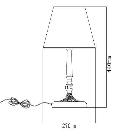 Настольная лампа MW-Light Аврора 371030501 - фото