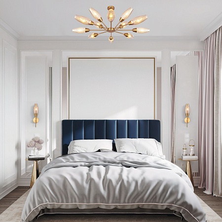 Потолочный светильник Eurosvet 60140/12 золото - фото