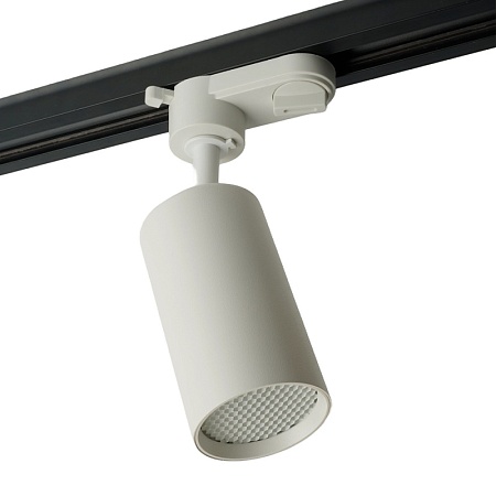 Светодиодный светильник Feron AL128 трековый однофазный на шинопровод 10W 4000K 35 градусов белый - фото