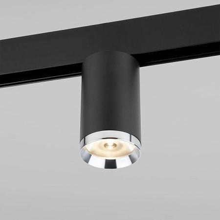 Slim Magnetic R06 Трековый светильник 10W 4200K Ringe черный/серебро 85506/01 85506/01 Elektrostandard - фото