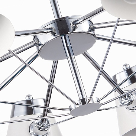 Светильник потолочный Хром/Белый E14 8*40W SLE155802-08 - фото