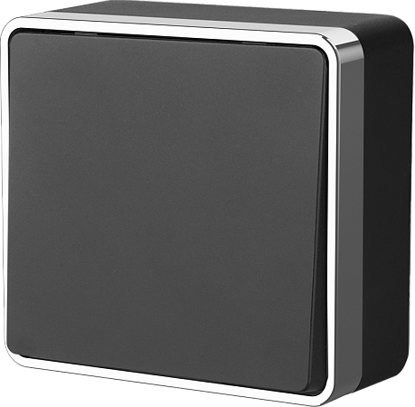 Выключатель одноклавишный Gallant белый WL15-01-01 - фото