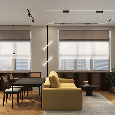 Светильник на шине Denkirs SMART LINEAR DK8004-BK - фото