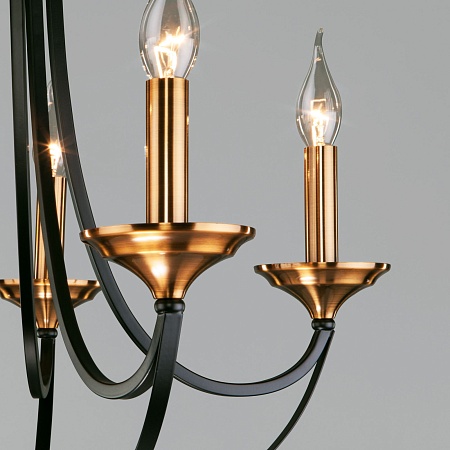 Подвесной светильник Eurosvet 60098/5 черный - фото