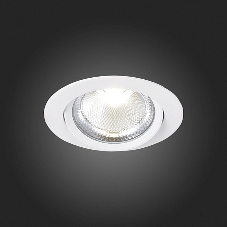 Св-к встр. Белый LED 1*24W 3000K 1 800Lm Ra80 36° IP20 D138xH88 220-240V ST211.538.24.36 - фото