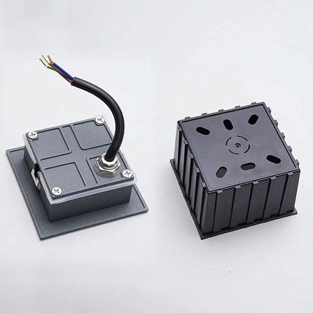 Светодиодный светильник Feron LN013 встраиваемый 3W 4000K, IP65, черный - фото