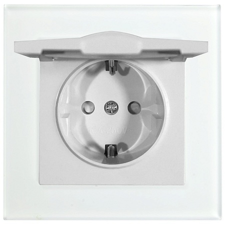 Розетка компьютерная 2-местная RJ-45 STEKKER GLS00-7006-01 , серия Катрин, белый - фото