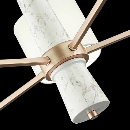 Светильник подвесной ST-Luce Матовое золото/Белый E14 5*40W SL1163.203.05 - фото