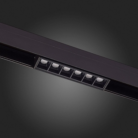 Магнитный трековый светильник Черный LED 1*6W 4000K 532Lm Ra>90 36° IP20 L115xW22xH44 4 ST361.446.06 - фото