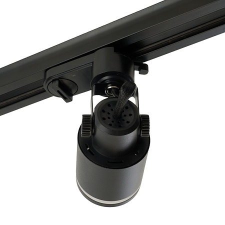 Светильник Feron AL188 трековый однофазный на шинопровод под лампу GU10, черный - фото