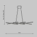 Подвесной светильник Maytoni Halo MOD244PL-L50BK - фото