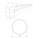 Slim Magnetic Встраиваемый радиусный шинопровод черный ⌀ 1200мм 85159/00 Elektrostandard - фото