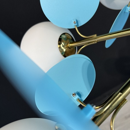 Люстра На Штанге Matisse Blue D55 Imperiumloft 191900-26 - фото