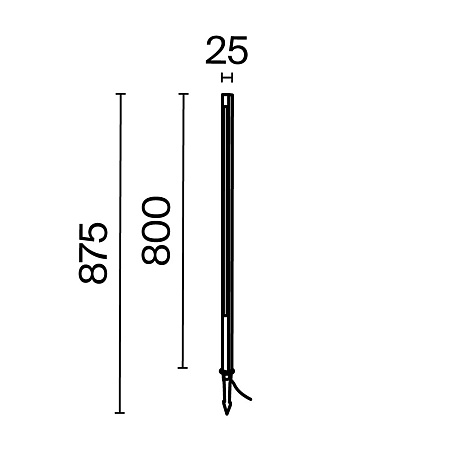 Ландшафтный светильник Outdoor Pole O440FL-L12GF3K - фото