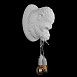 10178 White Настенный светильник LOFT IT Gorilla - фото