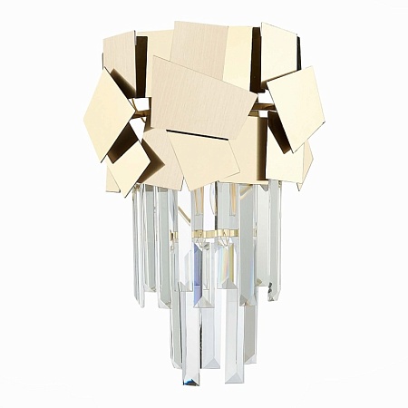 Бра ST-Luce Золотистый/Прозрачный, Золотистый E14 1*60W SL1232.201.01 - фото