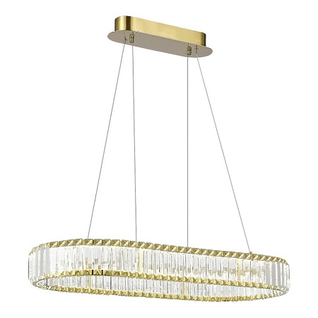 Светильник подвесной ST-Luce Латунь/Прозрачный LED 1*60W 4000K SL1622.323.01 - фото