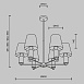 Подвесной светильник Maytoni MOD483PL-06BS - фото