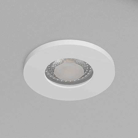 DK2036-WH Встраиваемый светильник влагозащ., IP 44, до 15 Вт, GU10, LED, белый, алюминий - фото