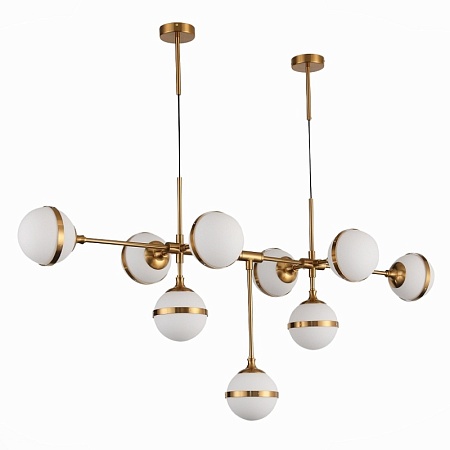 Светильник подвесной ST-Luce Бронза/Белый E14 9*40W SL1157.303.09 - фото